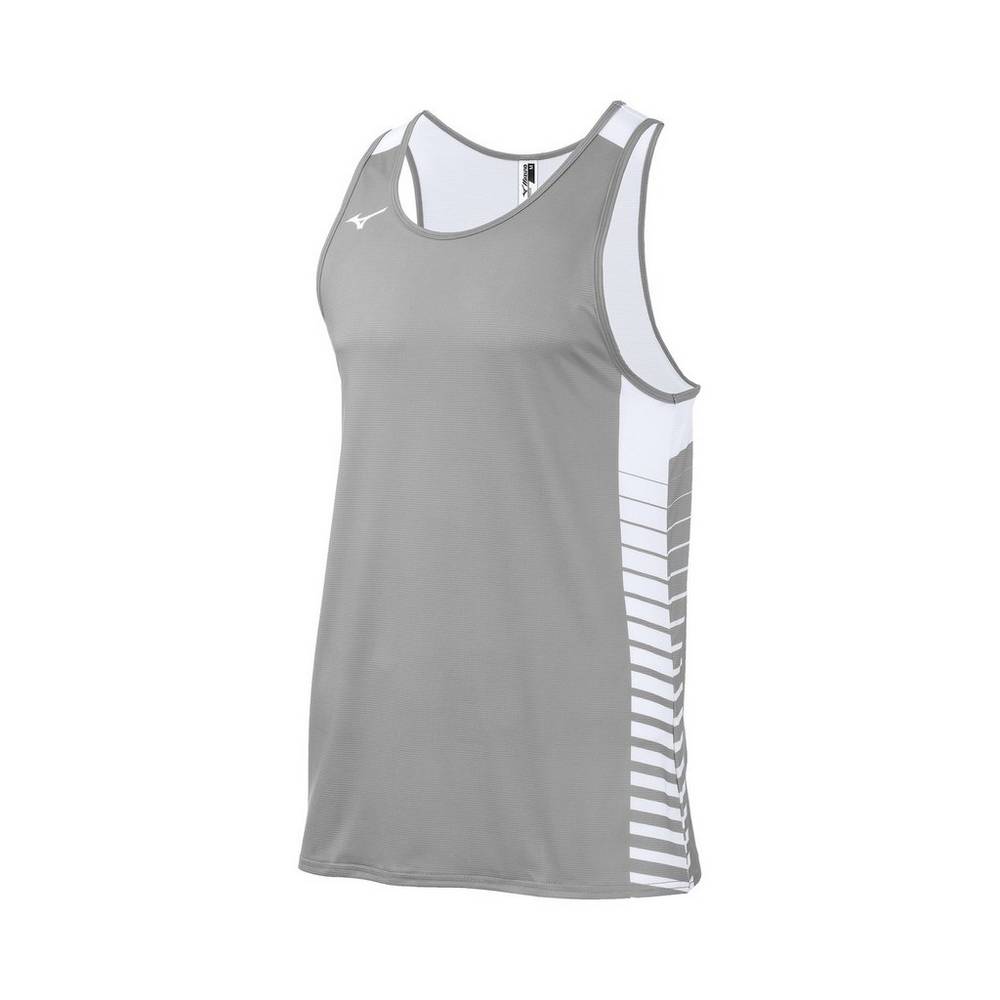 Camiseta De Tirantes Mizuno Team Hombre Gris Comprar WGIF-23701